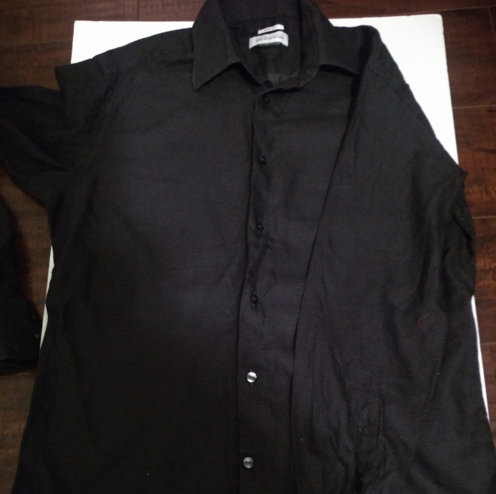 Men Versace dress button down shirt